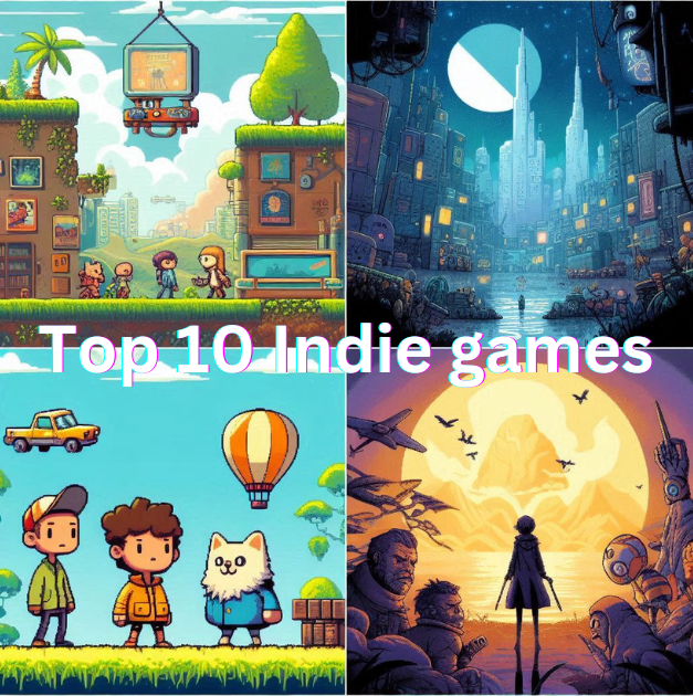 top 10 
indie games
Upcoming