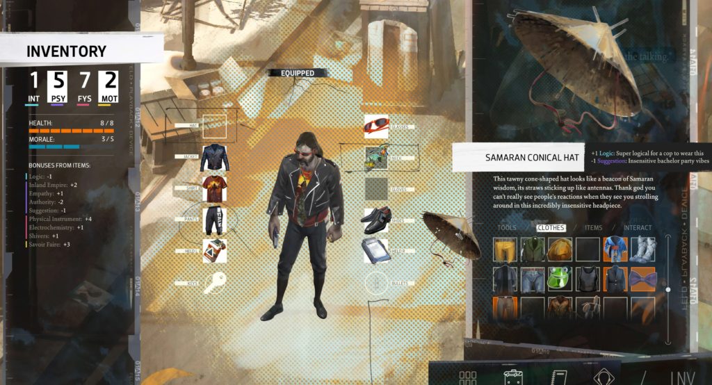 Disco elysium
rpg
dystopian