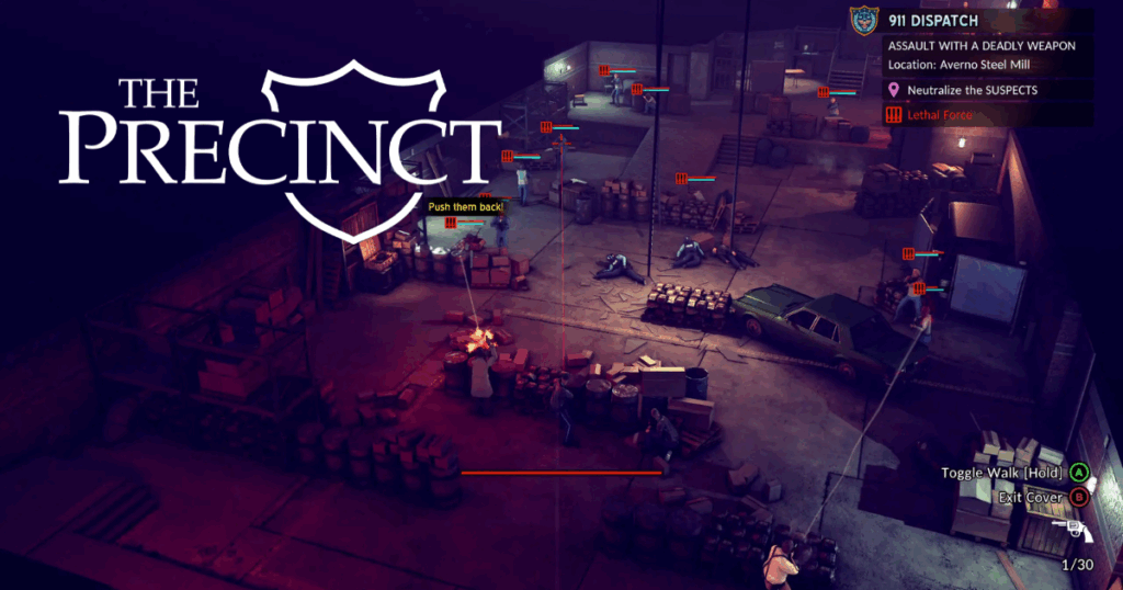 The Precinct game
80s cop simulator, retro police game, indie crime game