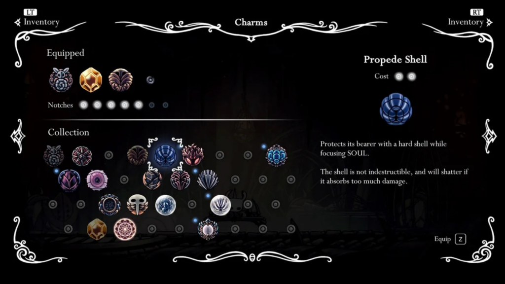 Hollow Knight Charm Builds